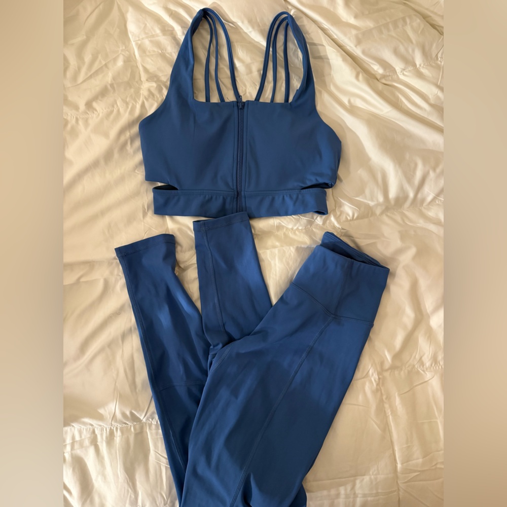 Buffbunny Glacier Blue Activewear Set